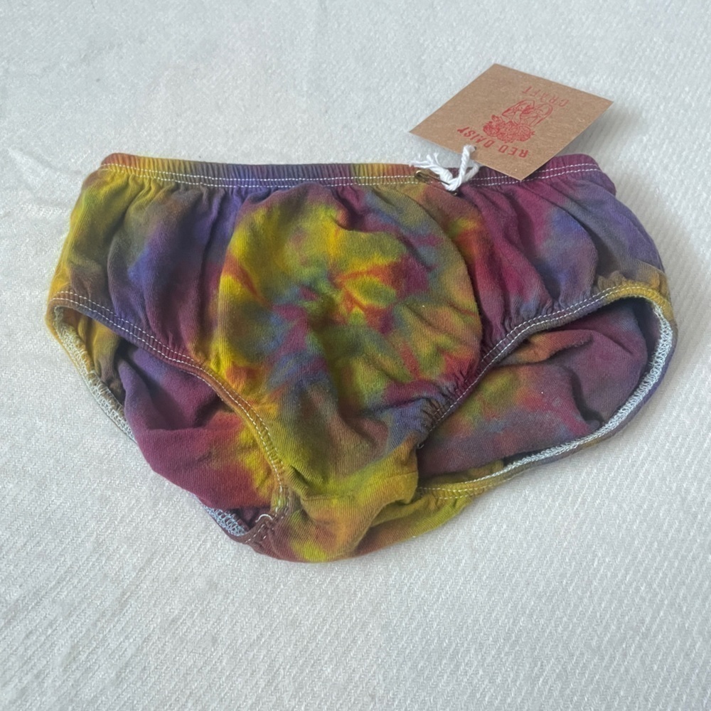 🟠•Handmade• Unisex 18-24 Months Tie Dyed Diaper Cover